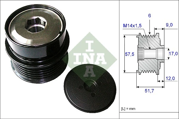 Alternator Freewheel Clutch